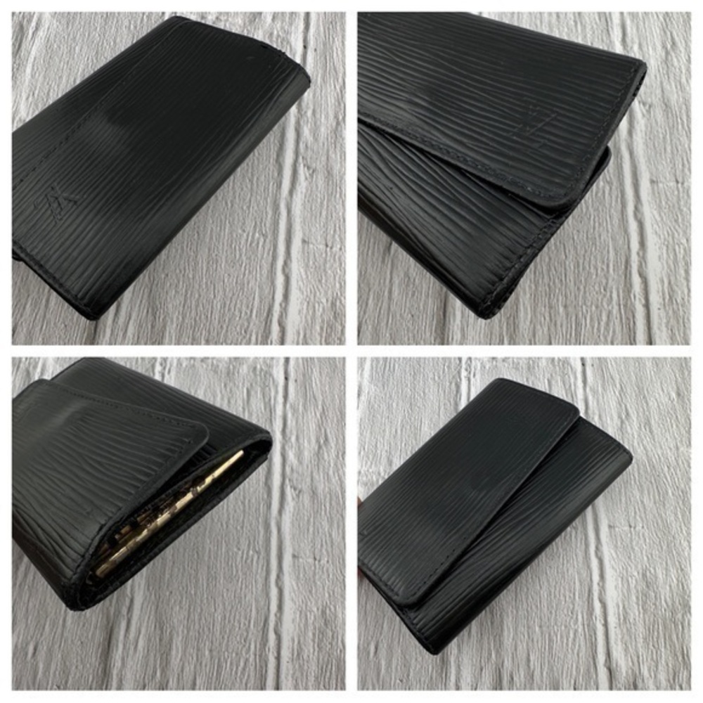AUTHENTIC Louis Vuitton key holder. Previously owned. Color: Black. - Picture 9 of 14